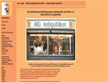Tablet Screenshot of aig-antik.de